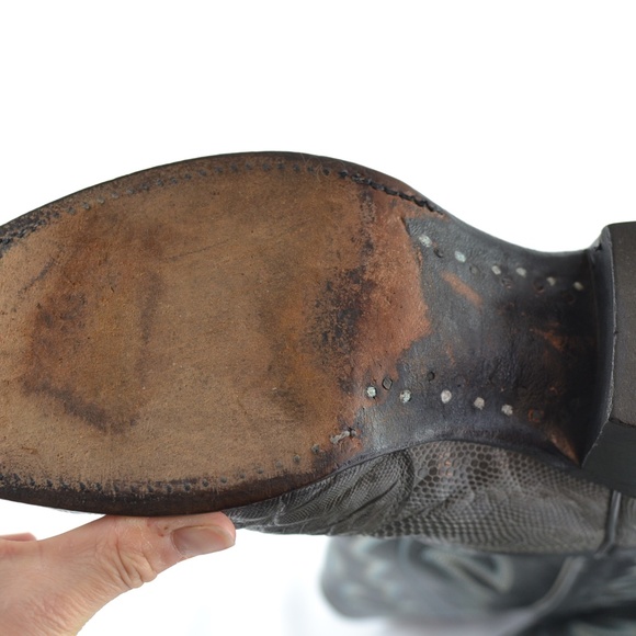 Vintage Justin Lizard # 8327 Leather Cowboy Boots main image 8